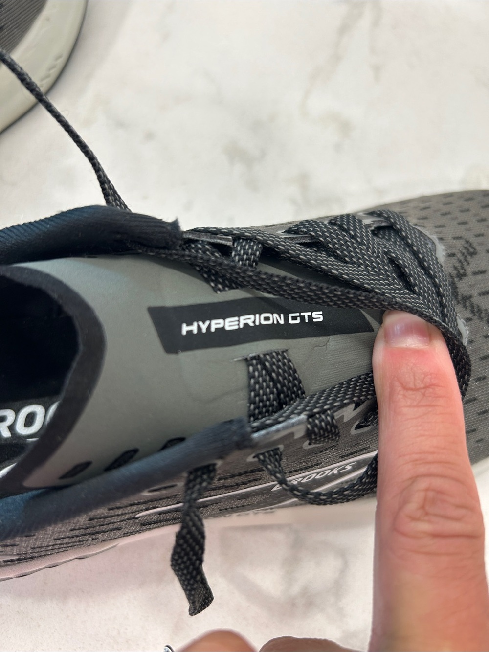 Brooks Hyperion GTS "Gunmetal Black" Women's Running Shoe Size: 9 - Picture 13 of 16